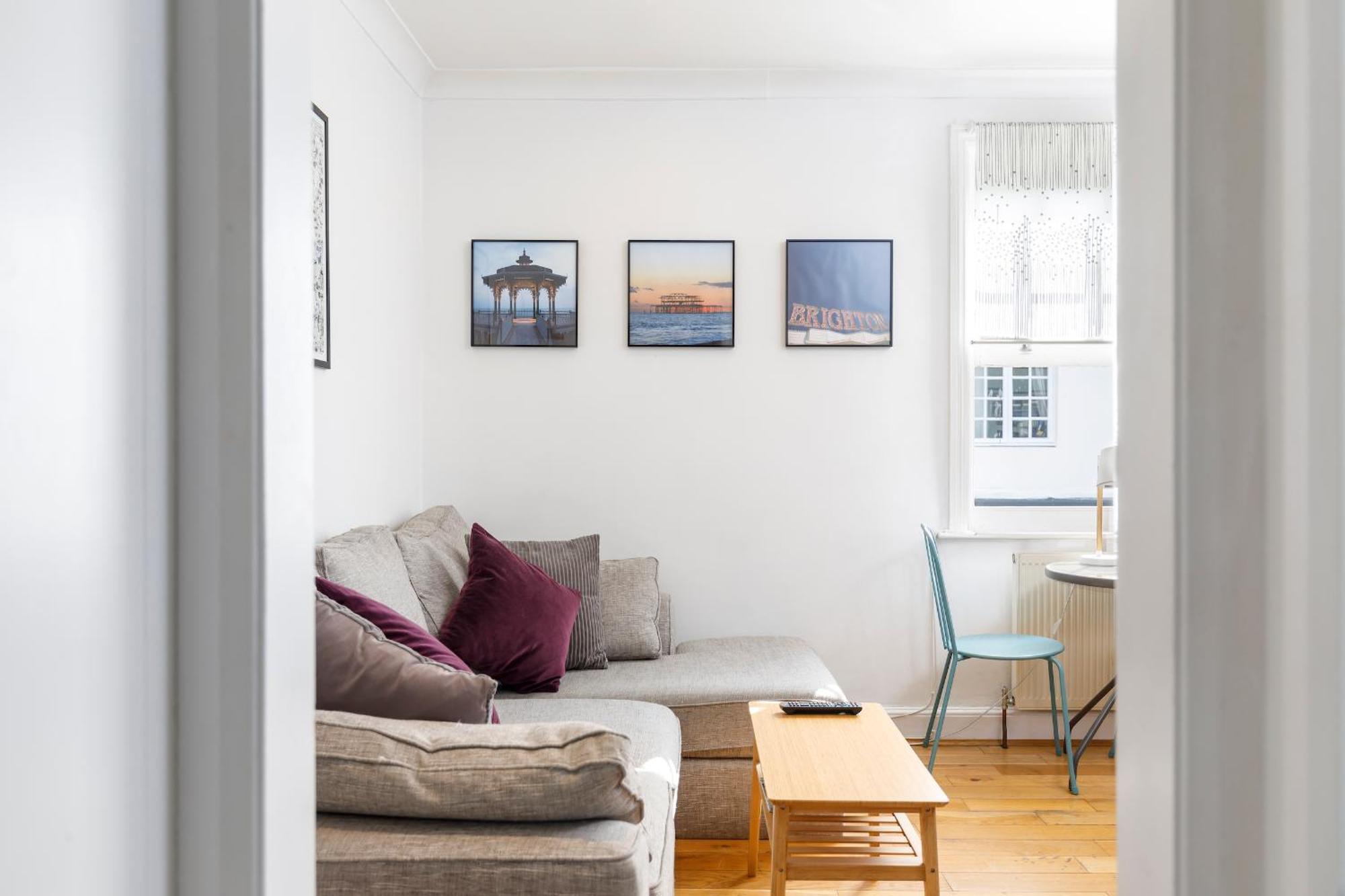 Apartment Trendy 1 Bed Flat With Roof Terrace *