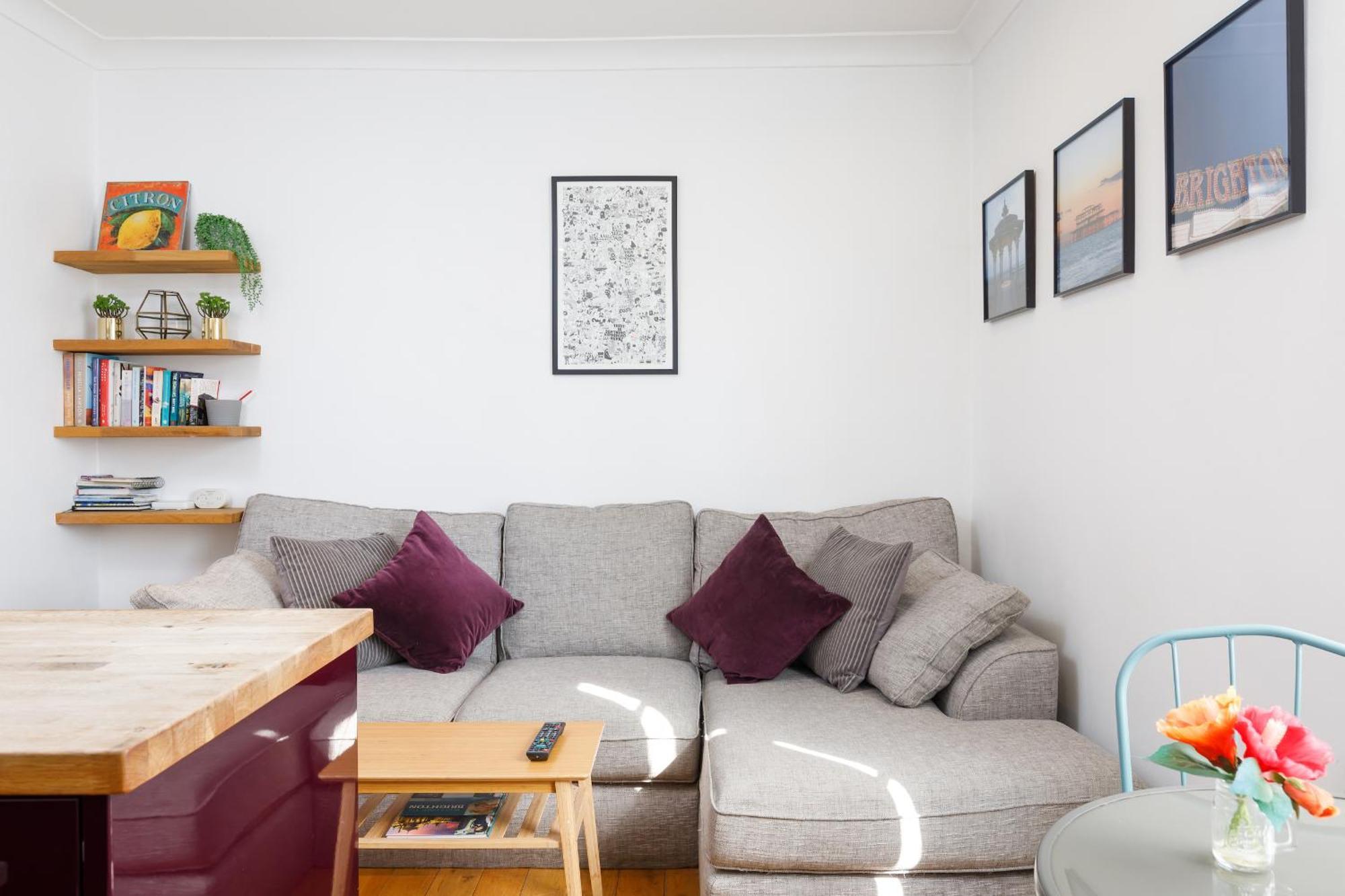 Apartment Trendy 1 Bed Flat With Roof Terrace